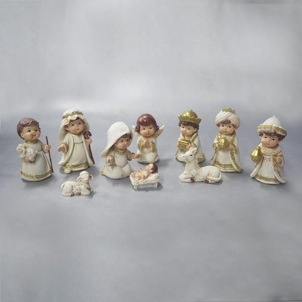 Nativity Set 10 Small Pieces 9.7cm