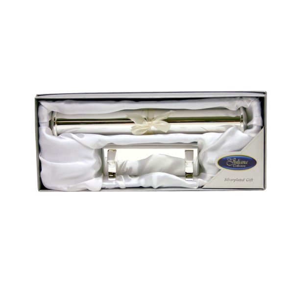 Silverplated Certificate Tube & Stand - Image 2