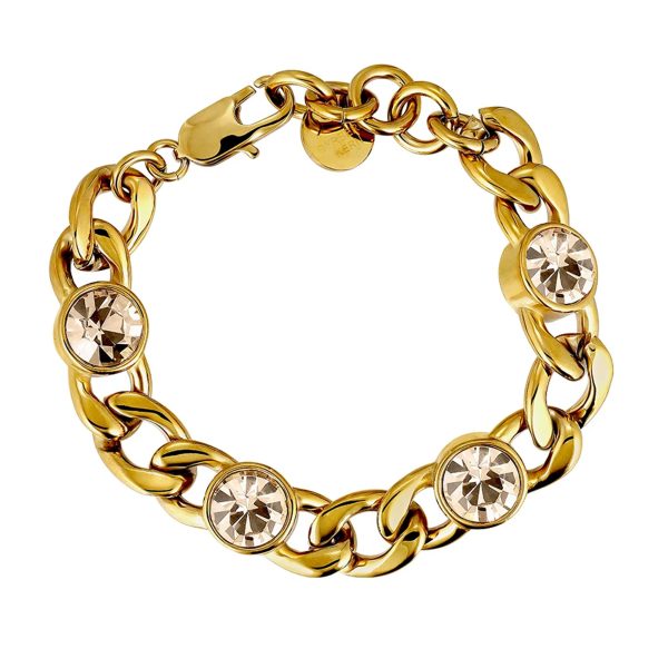 ARIANE Bracelet With Golden Crystals Gold