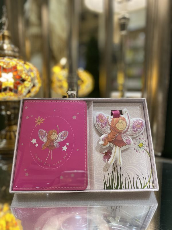 Pink Fairy Passport and Luggage Tag