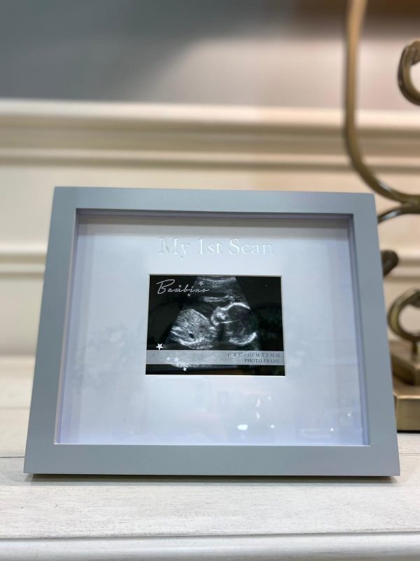 Bambino My 1st Scan Photo Frame in Lidded Gift Box