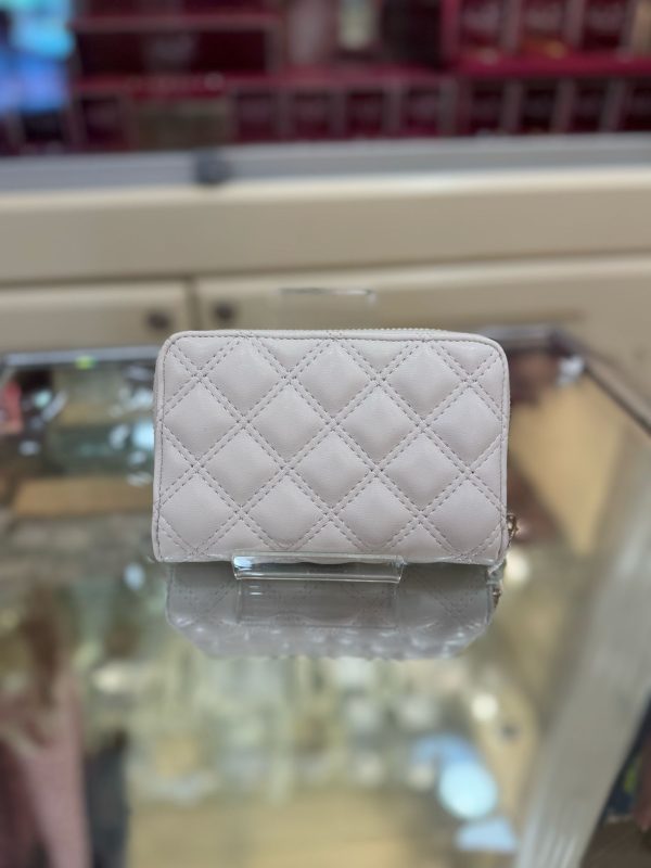 GUESS Stitched Giully Wallet Off White - Image 2