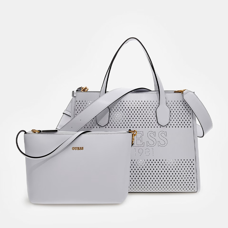 Katey Perforated Mini - Guess Women's Handbag made of synthetic