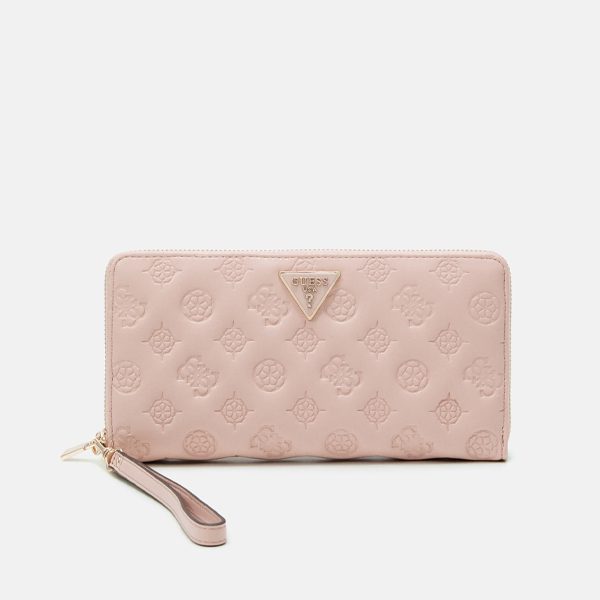 GUESS La Femme SLG Logo Maxi Wallet Pale Rose