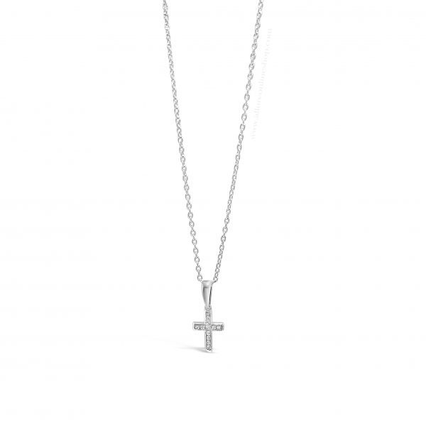 Absolute Kids Collection HCC113 Silver Cross And Chain - Image 3