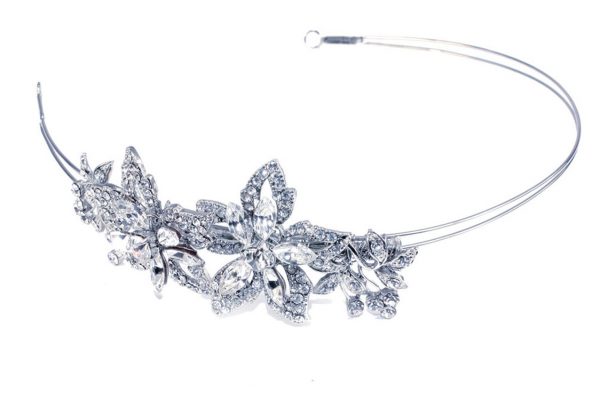 Heaven Clear Swarovski Crystal Double Headband