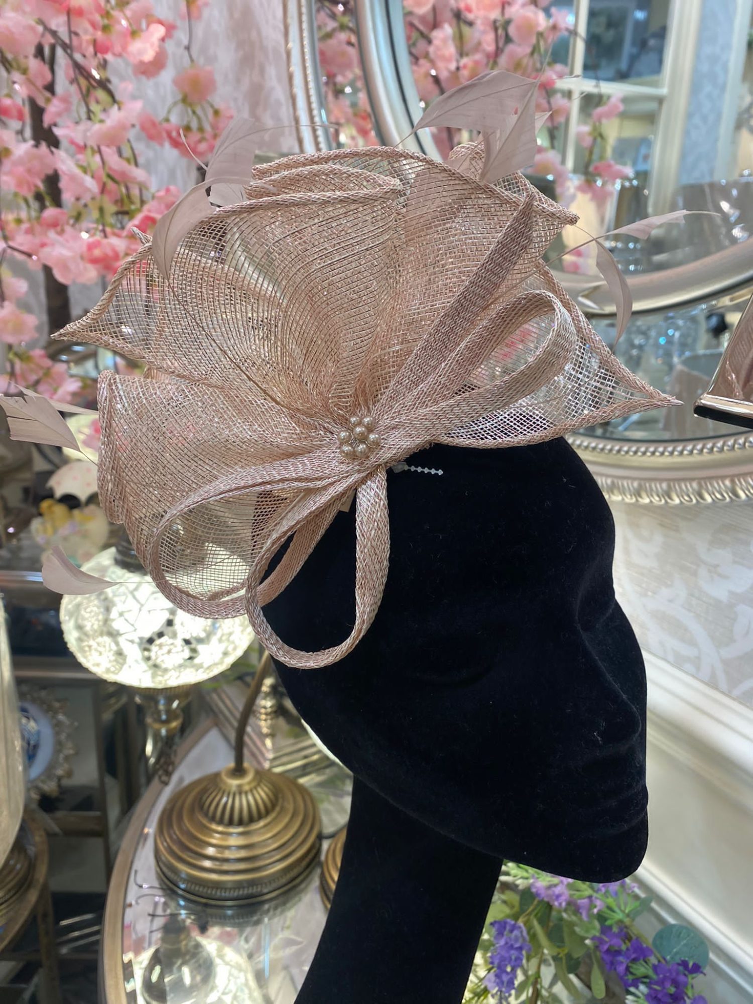 sinamay fascinator