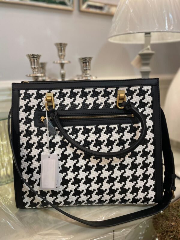 GUESS Abey Houndstooth Handbag - Image 2