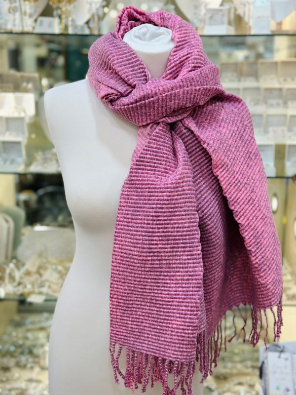 Cashmere Touch Scarf Pink