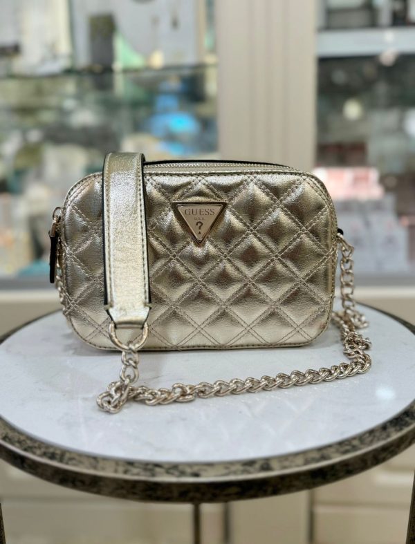 GUESS Guilly Crossbody Gold