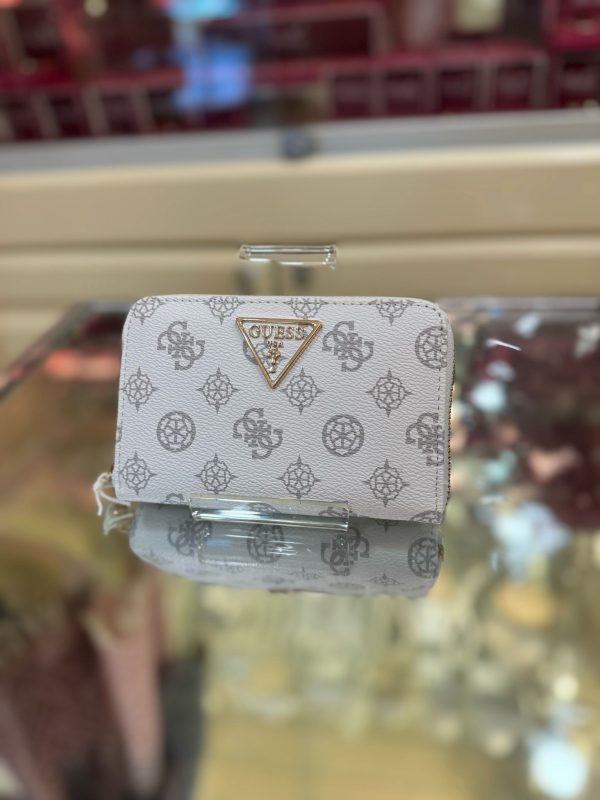 GUESS Laurel Logo 4G Peony White