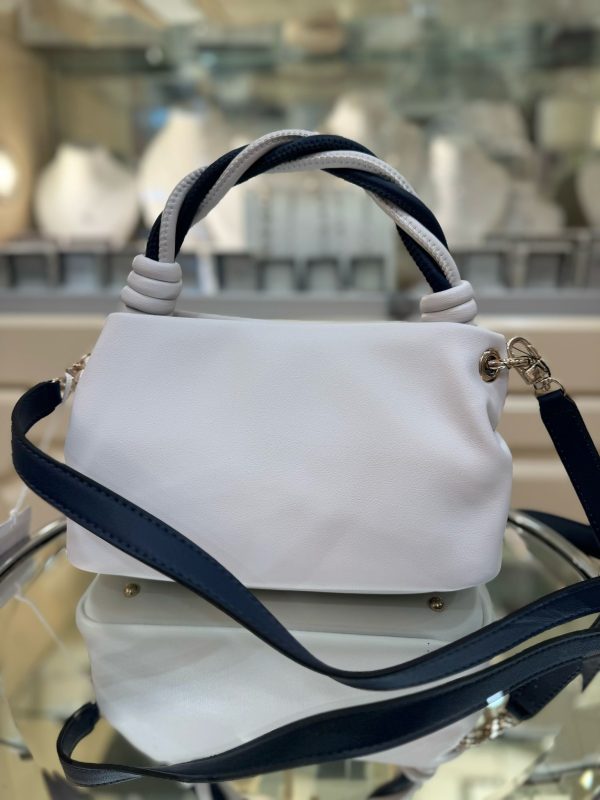 GUESS Cruise Vibe Mini Handbag White/Navy - Image 2