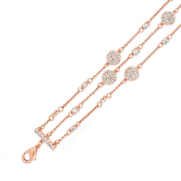 Jewel by Absolute JB205RS Rose Gold Bracelet - Image 4