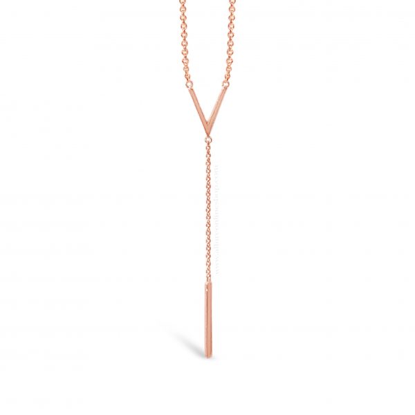 Jewel by Absolute JP214RS Rose Gold Necklace