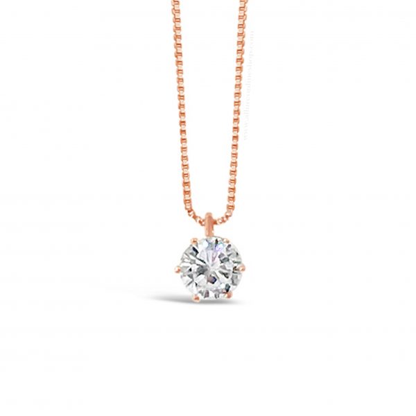 Jewel by Absolute JP217RS Rose Gold Necklace