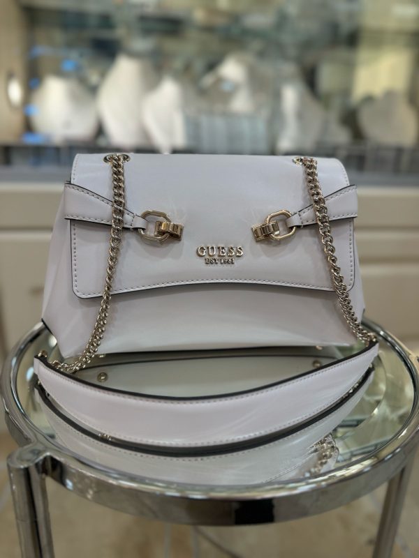 GUESS Lorelei Crossbody Bag  White