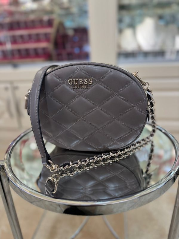 GUESS Tamsin Mini Crossbody Dark Taupe