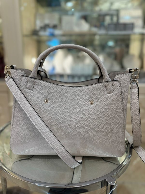 GUESS Brenton Shoulder Bag Off White - Image 2