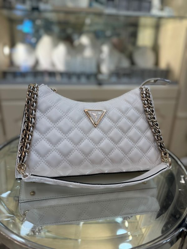 GUESS Giully Handbag White