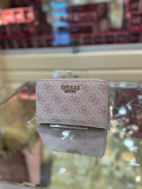 GUESS Zamira 4G Logo Wallet Powder Pink - Image 2