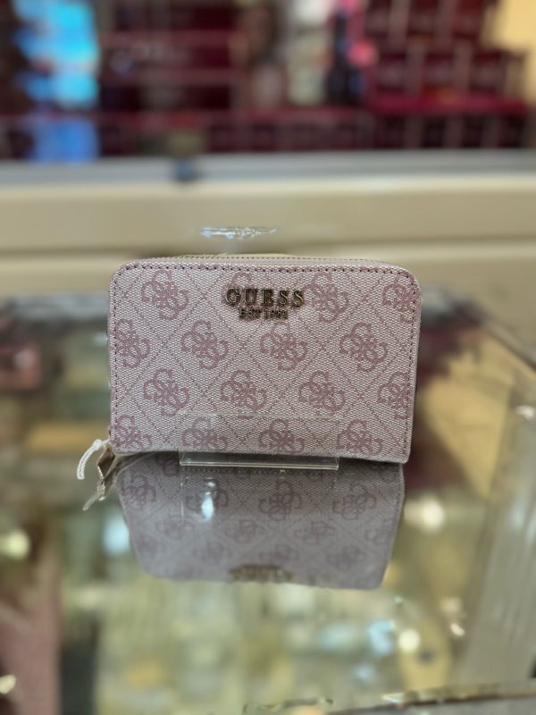 GUESS Zamira 4G Logo Wallet Powder Pink