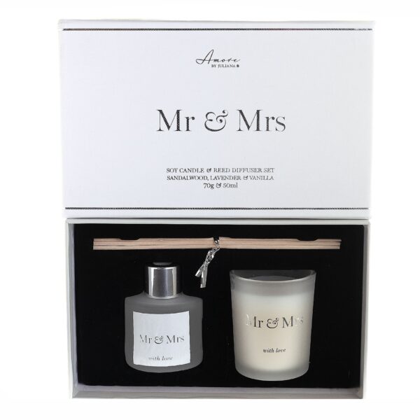 Widdop Amore Reed Diffuser & Candle Set - Image 3