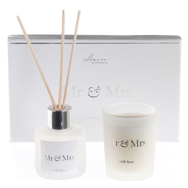 Widdop Amore Reed Diffuser & Candle Set - Image 2