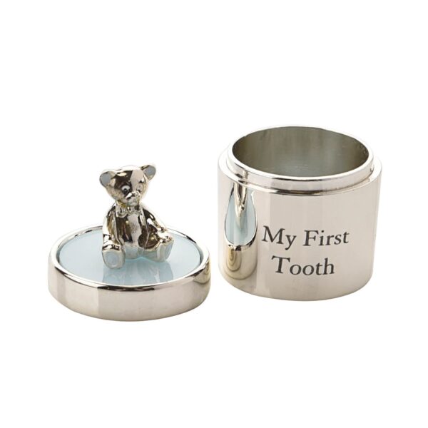 Silverplated First Tooth & Curl Set - BLUE - Image 2