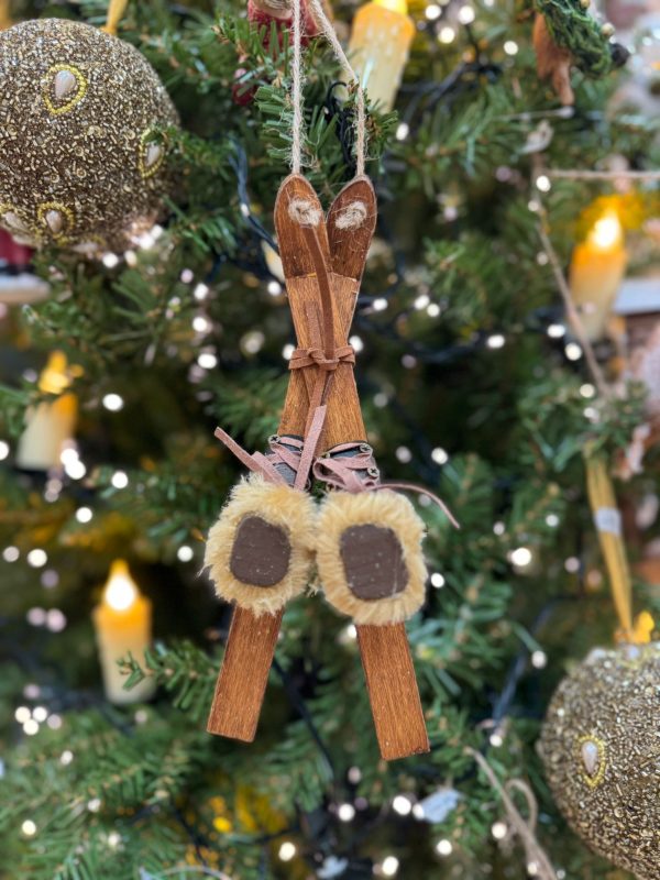 Skis Tree Ornament