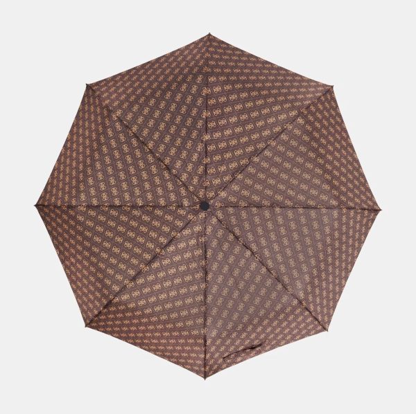 GUESS 4G Logo Umbrella Brown