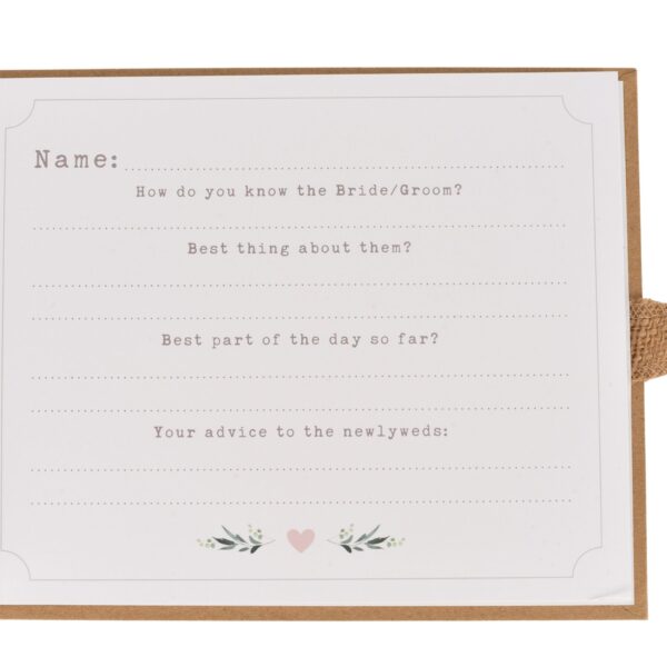 Love Story Guest Book "Wedding Guest Book" *(18/12)* - Image 2